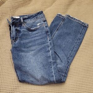 Mica Straight-Leg Ankle Women’s Jeans in Medium Blue Wash